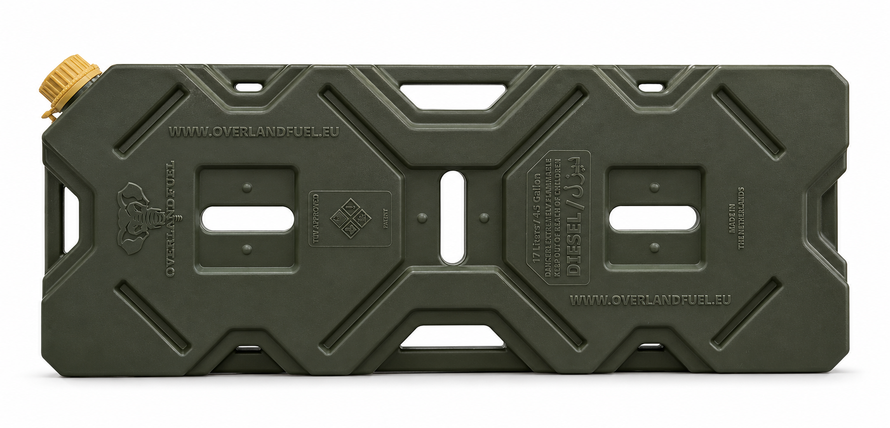 Overland 4.5 Gallon Diesel Can --Military Green
